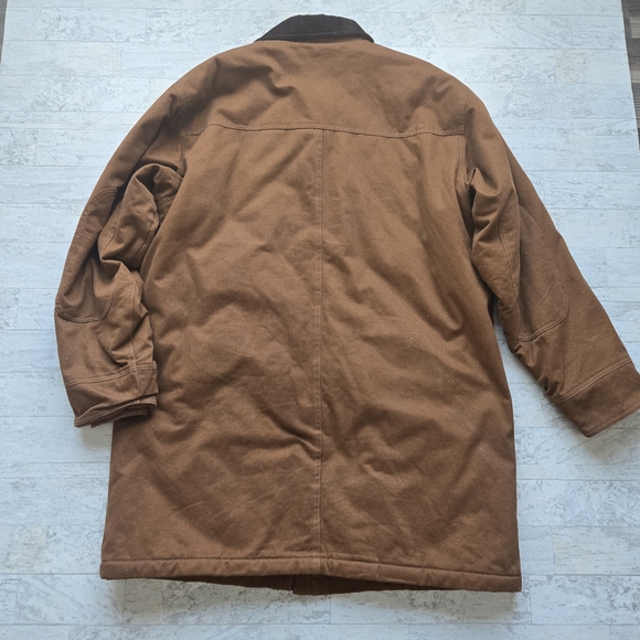 L.L. Bean Vintage Barn Field Coat Heavy Duty Jacket Mens Large Tall LT - Picture 9 of 13